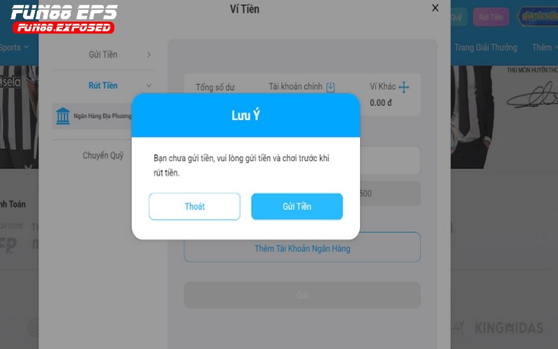 Mot vai dieu can luu y khi thuc hien viec rut tien Fun88 Một vài điều cần lưu ý khi thực hiện việc rút tiền Fun88