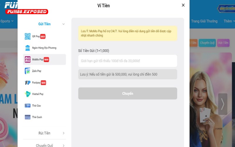 Nhung loi ich khi thuc hien nap tien Fun88 Những lợi ích khi thực hiện nạp tiền Fun88