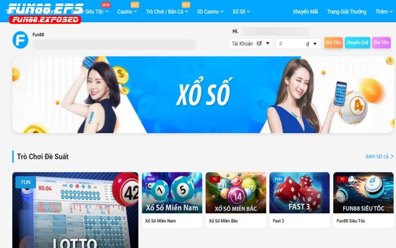 Xo so Fun88 Xổ số Fun88